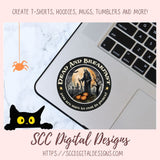 Dead & Breakfast PNG Clipart for Halloween T-Shirts for Women, Fall Crafting You Are Sure to Rest in Peace Spooky Vibes Sublimation Designs