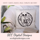 Just Here for the Boo's PNG for Halloween T-Shirts for Women, Fall Crafting Humorous Skeleton Spooky Vibes Designs for Party Invites