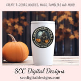 Halloween Zombie Clipart for T-Shirts for Men, Fall Crafting Designs Spooky Vibes Haunted House for Door Hanger PNG Clip Art Commercial Use