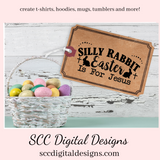 Our Silly Rabbit Easter is for Jesus svg is great to create home decor, Christian png for women's Easter shirts, bunny png for tumblers and mugs, a religious png for a diy gift for her. Silly Rabbit Easter is For Jesus SVG, Religious PNG, DIY Gift for Her, Bunny png for Tumbler, Christian svg for Women, For Men, Easter Design Shirts, Commercial Use Art, Instant Download, Use clipart for stickers