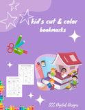 Printable Animal Bookmarks to Color for Kids 10 pages with 3 designs on each page