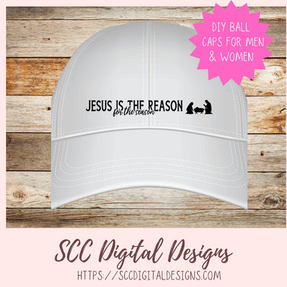 Away in the Manger SVG Bundle, Happy Birthday Jesus PNG Jesus is the Reason for the Season And Unto Us a Child is Born Religious Home Decor