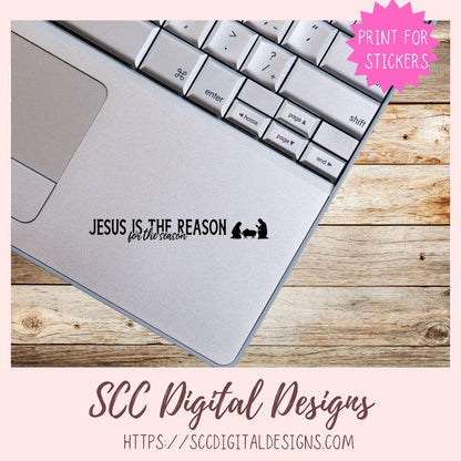 Away in the Manger SVG Bundle, Happy Birthday Jesus PNG Jesus is the Reason for the Season And Unto Us a Child is Born Religious Home Decor