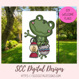 Camp Life PNG, Funny Frogs Camping Clipart with Sleeping Bag, Tent, Campfire and Smores, Frog Clip Art for Mugs, T-Shirts for Mom