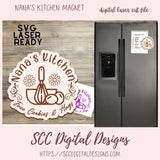 Nana's Kitchen Magnet SVG Laser Design 1 digital laser cut svg format