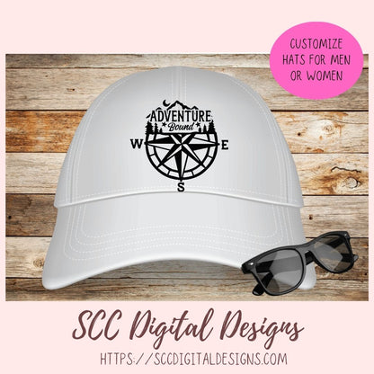 Compass SVG, Adventure Bound PNG for Shirts for Dad, DIY Cabin Wall Art Outdoor Lovers Gift, Off Road Vehicle Decals Camping Accessories