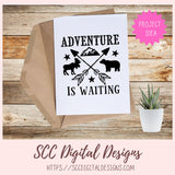 Adventure is Waiting SVG 1 design in svg eps dxf jpg png formats