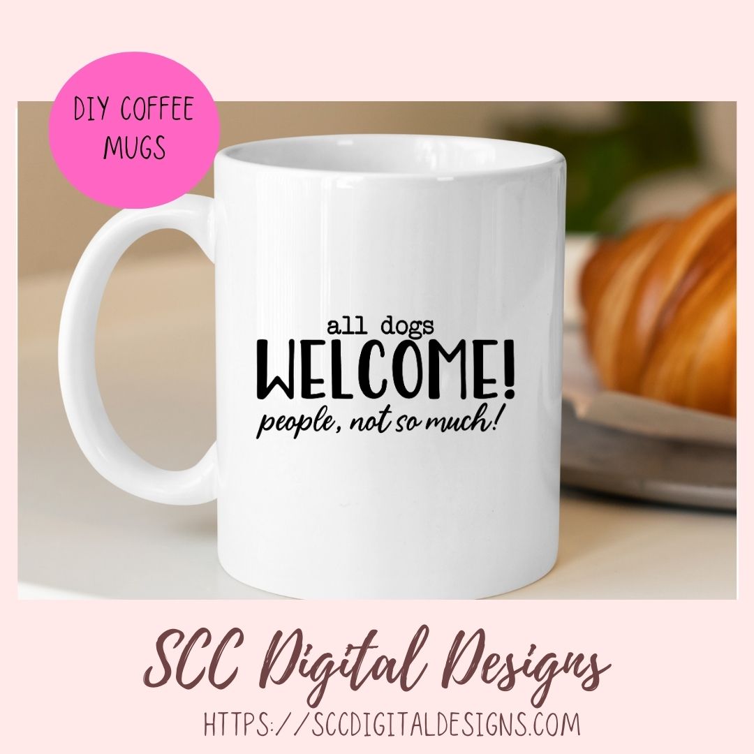 All Dogs Welcome People not so much 1 design in svg eps dxf jpg png formats