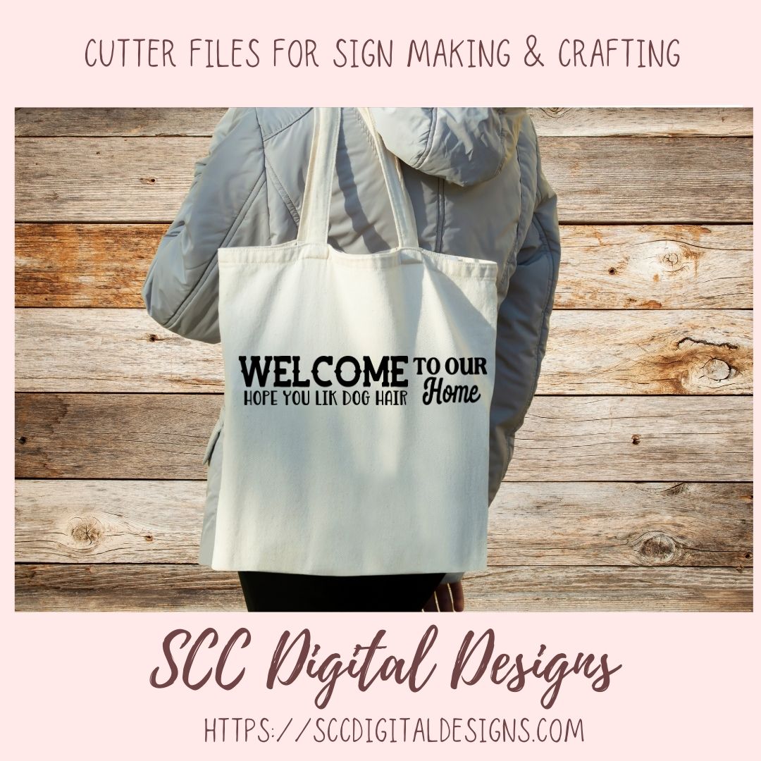All Dogs Welcome SVG Mini Bundle, Farmhouse Decor for Girlfriend, DIY Rustic Sign for Animal Lover, Funny Welcome Mat for Mom