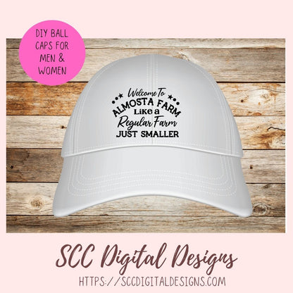 Welcome to Almosta Farm SVG Like a Regular Farm Just Smaller Vinyl Cutter Design