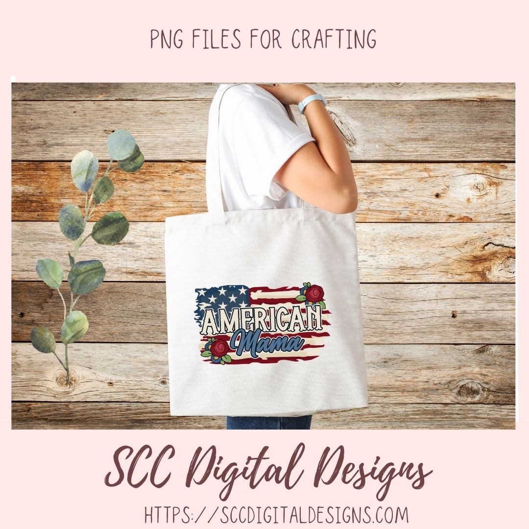 American Mama PNG 1 design in 300 dpi png format