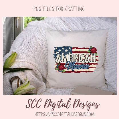 American Mama PNG 1 design in 300 dpi png format