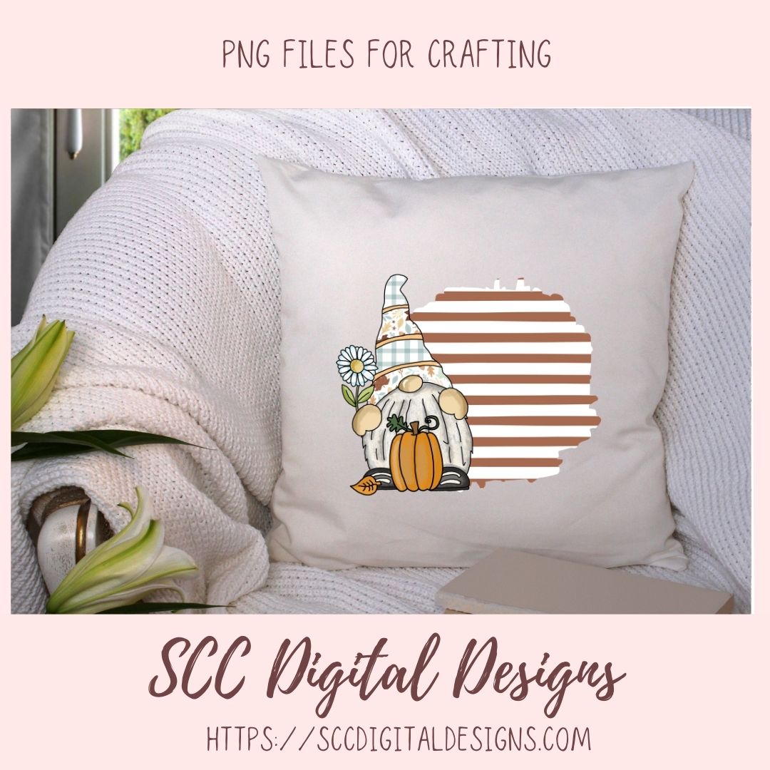 Autumn Gnomes PNG, Pumpkins, Sunflowers, Black Bird Sublimation Clipart for Stickers for Kids, Fall Digital Elements for Paper Crafting