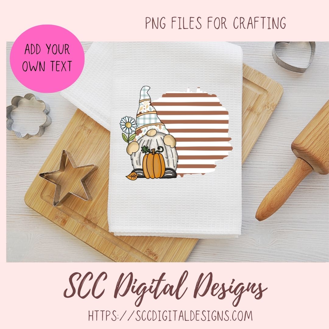 Autumn Gnomes PNG, Pumpkins, Sunflowers, Black Bird Sublimation Clipart for Stickers for Kids, Fall Digital Elements for Paper Crafting