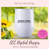 Autumn Wishes and Pumpkin Spice Kisses SVG 1 design in svg eps dxf jpg png formats