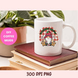 Christmas Baking Gnome PNG, Holiday Baking Crew Clipart, Sublimation Design for Cutting Boards, DIY Aprons & Kitchen Christmas Decor
