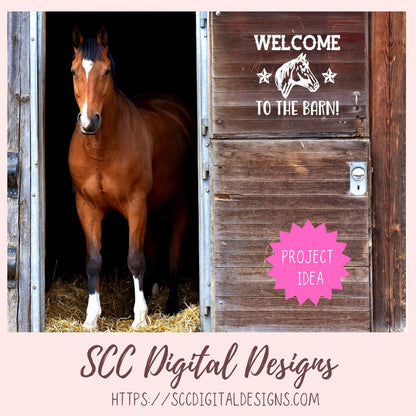 Barn Life SVG Mini Bundle, Welcome to the Barn, Life is Better on the Farm, DIY Farmhouse Kitchen Wall Art, Rustic Front Porch Welcome Sign for Mom