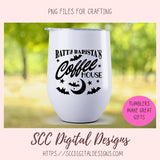 Batty Barista's Coffee House SVG File 1 design in svg eps dxf jpg png formats