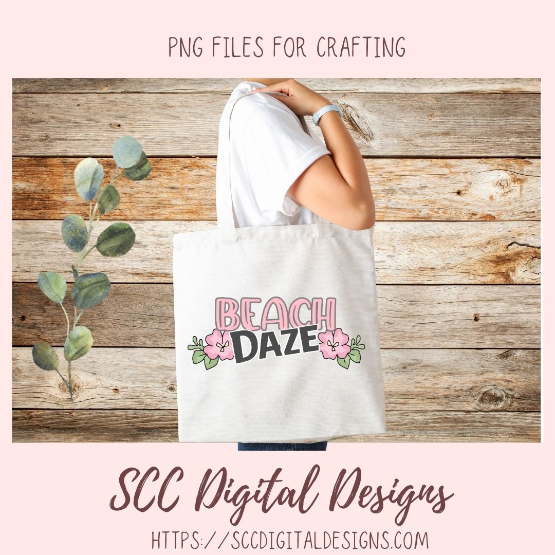 Beach Daze Sublimation Clipart, Salty Little Beach PNG, Beach House Sign Decor for Ocean Lover, DIY Family Vacation T-Shirts, Retro Clip Art