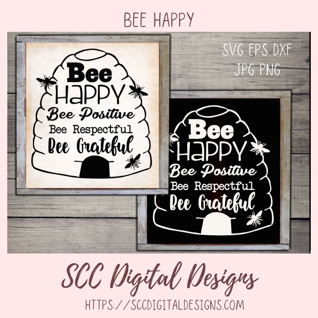 Bee SVG 1 design in svg eps dxf jpg png formats