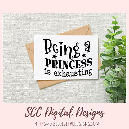 Being a Princess is Exhausting PNG
1 design in svg eps dxf jpg png 