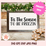 Christmas SVG Bundle, Merry Christmas & Tis the Season to Be Jolly PNG Designs for T-Shirts, Wall Art & Holiday Crafts