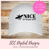 Bee Nice or Buzz Off SVG 1 design in svg eps dxf jpg png formats