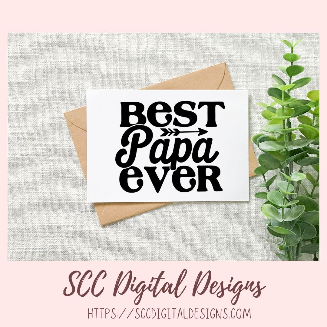 Best Papa Ever SVG 1 design in svg eps dxf jpg png formats