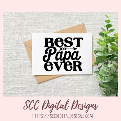 Best Papa Ever SVG 1 design in svg eps dxf jpg png formats