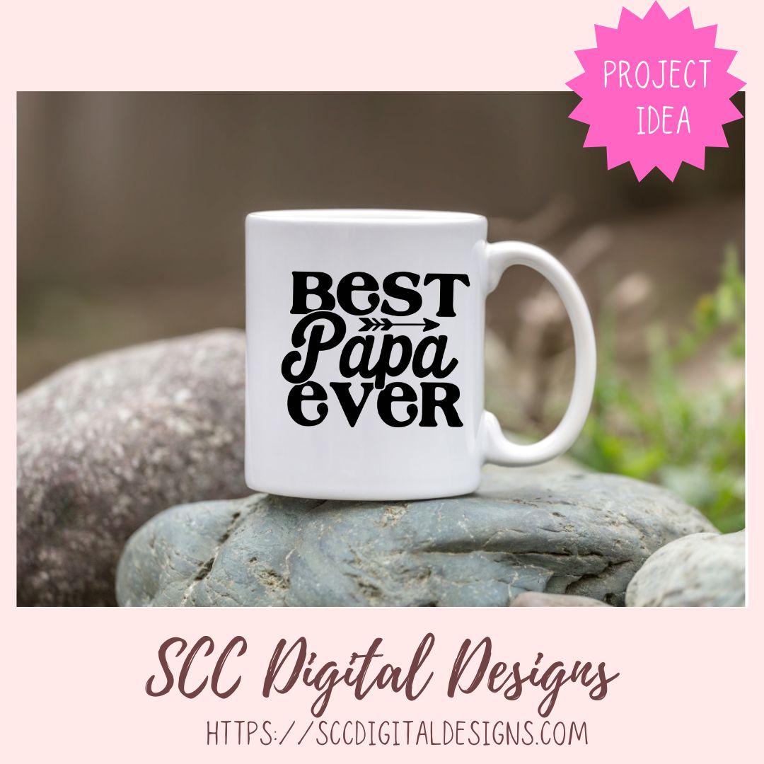 Best Papa Ever SVG 1 design in svg eps dxf jpg png formats