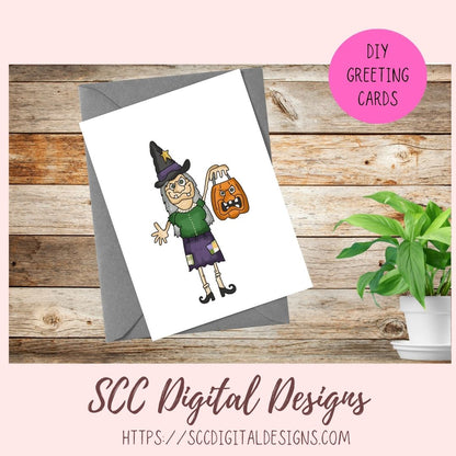 Witch PNG, Spooky Halloween Pumpkin Clipart, Creepy Halloween Witches' Hat for Sublimation, Clip Art Elements for Paper Crafting Scrapbook