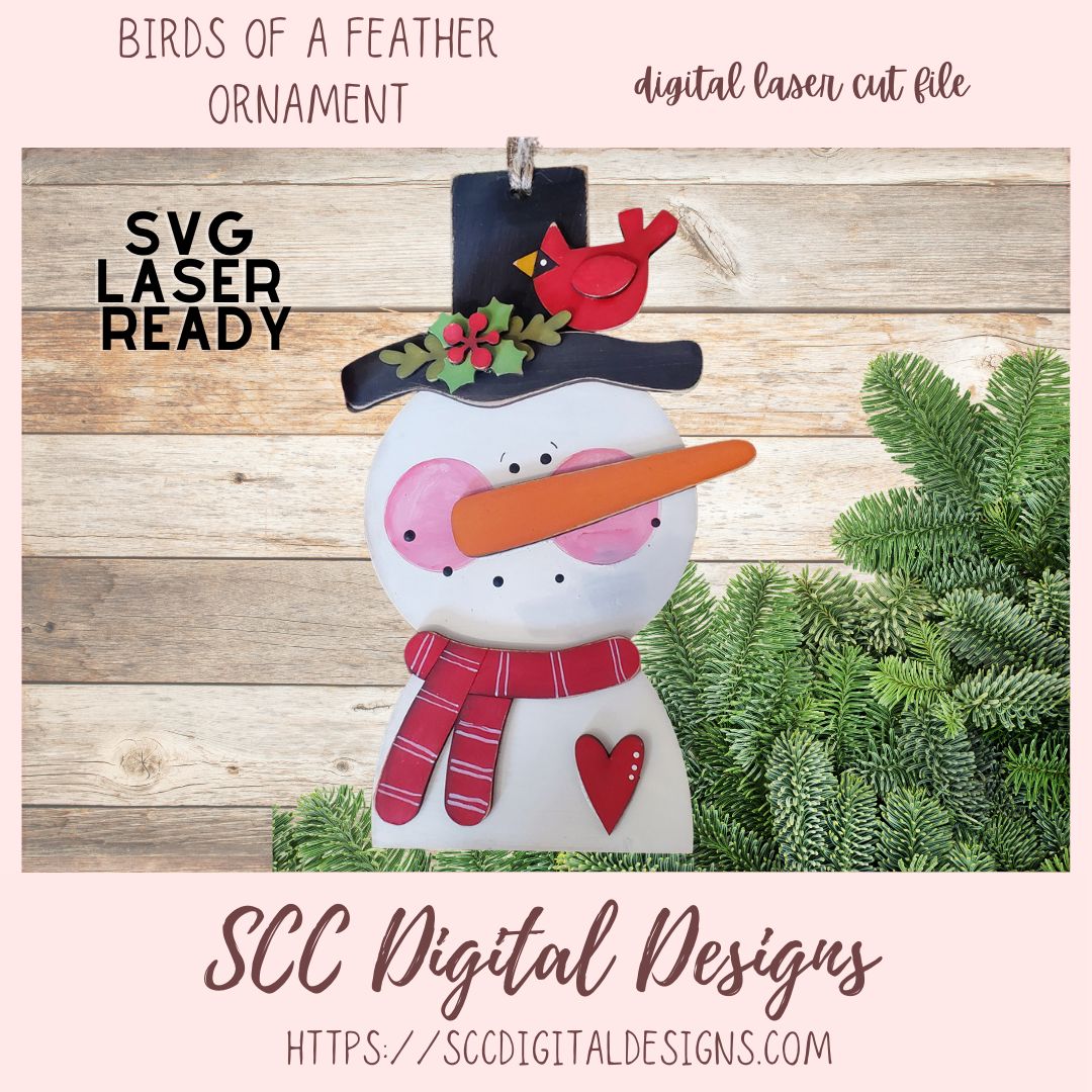 Birds of a Feather SVG 1 design in svg digital laser format