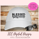 Blessed Beyond Measure SVG, DIY Christian Farmhouse Decor for Mom, Religious PNG Designs for Women for Shirts, Commercial Use Art