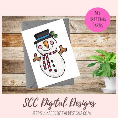 Snowman Clipart, Bright Christmas Snowmen PNG for Stickers for Kids Sublimation Clipart Instant Download Commercial Use Clip Art Mini Bundle