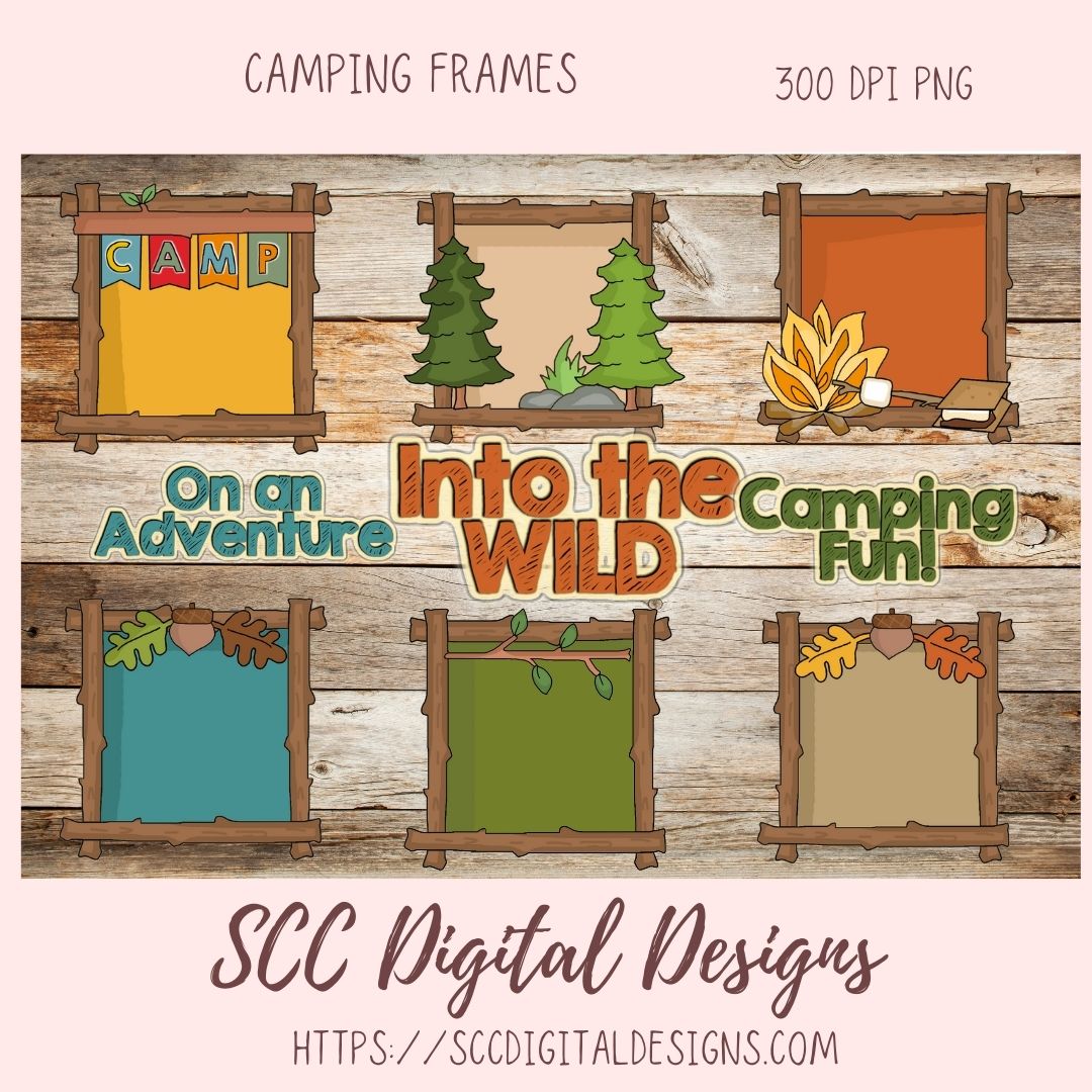 camping-digital-clipart-frames-scrapbook-picture-frame-for-grandma-w-scc-digital-designs for Free Printable Frames For Scrapbooking Camping Digital Clipart Frames, Scrapbook Picture Frame for Grandma, W – SCC Digital Designs for Free Printable Frames For Scrapbooking