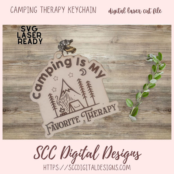 Camping is My Therapy Keychain SVG Design for Glowforge and Laser Cutters, Great DIY Gift for Tent and Trailer Campers and Glamping Decor,Instant Download Key Chain Chicken Mama Keychain SVG Design for Glowforge and Laser Cutters, Great DIY Gift for the Chicken Lover on Mother's Day, Instant Download Key Chain Woodworking Pattern