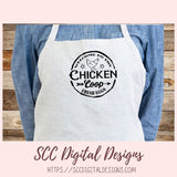 Chicken Coop SVG, Farm Fresh Eggs Farmhouse Decor for Mom, Chicken Lover Wall Art Gift for Girlfriend, Rustic Kitchen Sign for Animal Lover