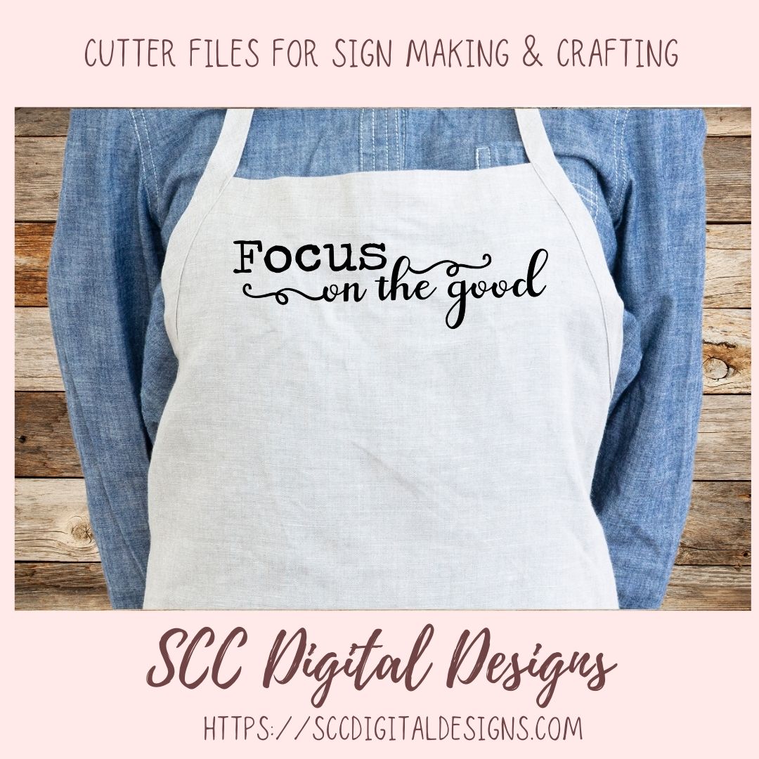 Choose Happy SVG Mini Bundle, Focus on the Good, Be Still and Know Inspirational Wall Art for Mom, Enjoy the Journey Farmhouse Sign Decor