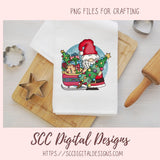 Christmas Tree Santa Sublimation Clipart 1 - 300 dpi png image