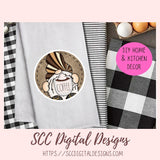Coffee Time Gnomes PNG Bundle, Printable Stickers for Coffee and Gnome Lovers, Digital Stickers Goodnotes Compatible Scrapbooking Elements