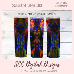 Collective Conscience Tumbler Clipart Set, Tribal Art Perfect for Personalizing Coffee Mugs! DIY Gift for Mom, Instant Download Ccommercial Use Art