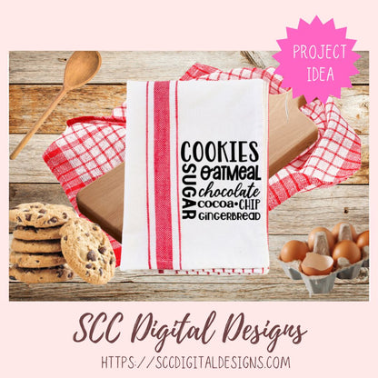 Christmas Cookies SVG - 1 design in svg eps dxf jpg png formats