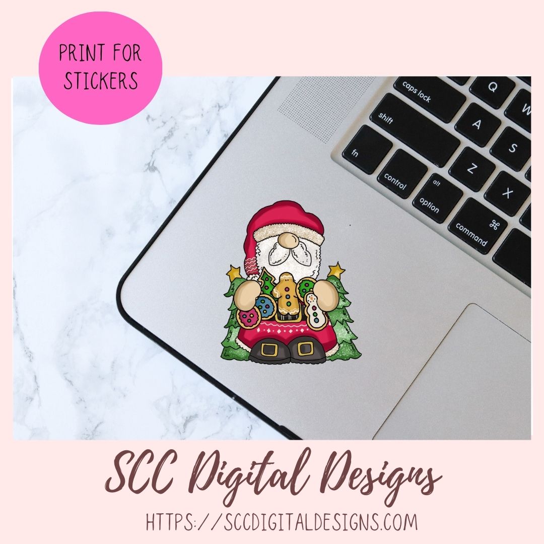 Cookies for Santa Christmas Clipart, Festive Gingerbread, Snowman & Sugar Cookie Sublimation PNG Bundle