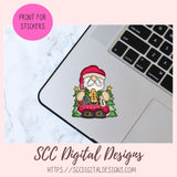 Cookies for Santa Christmas Clipart, Festive Gingerbread, Snowman & Sugar Cookie Sublimation PNG Bundle