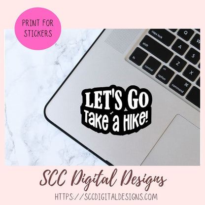 Country Roads Sticker SVGs, Queen of The Campsite PNG DIY Adventure Bound Sign Mountain Wanderer Digital & Printable Sticker Designs