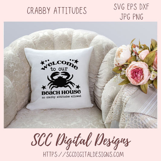 Welcome to Our Beach House SVG 1 design in svg eps dxf jpg png formats