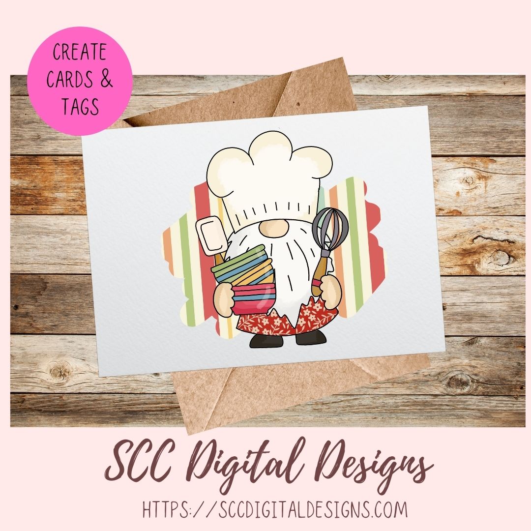 kitchen gnome png designs for sublimation designs for aprons, baking png files for commercial use, chef gnome clip art for stickers, digital