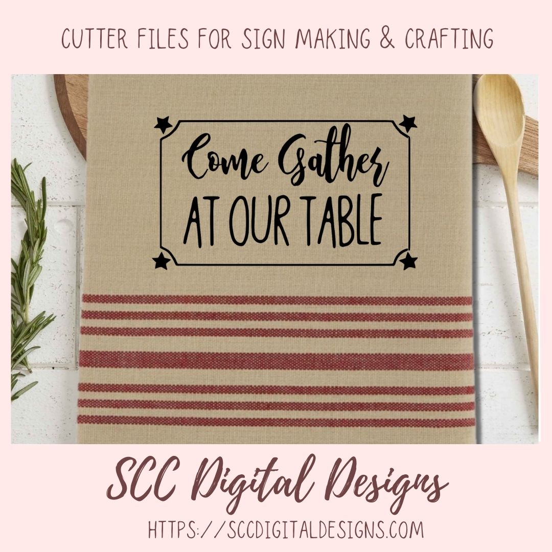 Family & Friends SVG, Gather Here Farmhouse Sign for Mom, You Call it Chaos Wall Art for Girlfriend, Religious Grateful Thankful Blessed