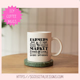 Farmer’s Market SVG, Shop Farm Fresh & Local Sign, Farmhouse Home Décor Cut File, Agriculture Produce & Egg Market SVG for Cricut & Silhouette