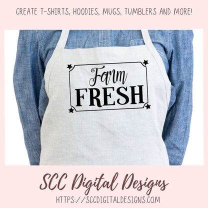 Farm Fresh Mini Bundle SVG, Farm Fresh Vittles Farmhouse Decor For Mom, Barn Sweet Barn T-Shirt for Girlfriend, Farm Fresh Chicken Crossing